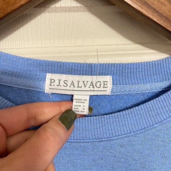 PJ Salvage Light Blue Sweatshirt - Picture 3 of 8